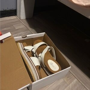 White Sandals